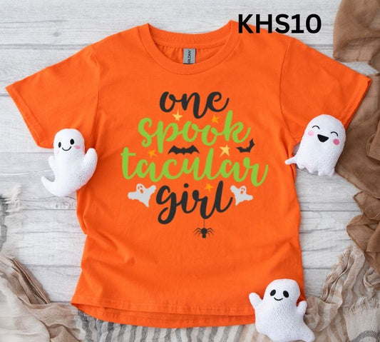 One Spooktacular Girl Halloween Shirt