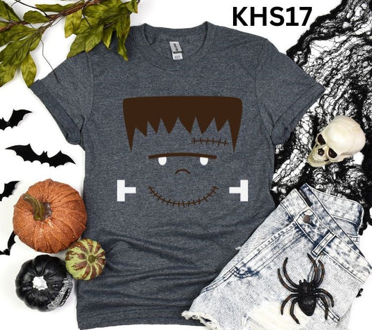 Frankenstein Head Halloween Shirt