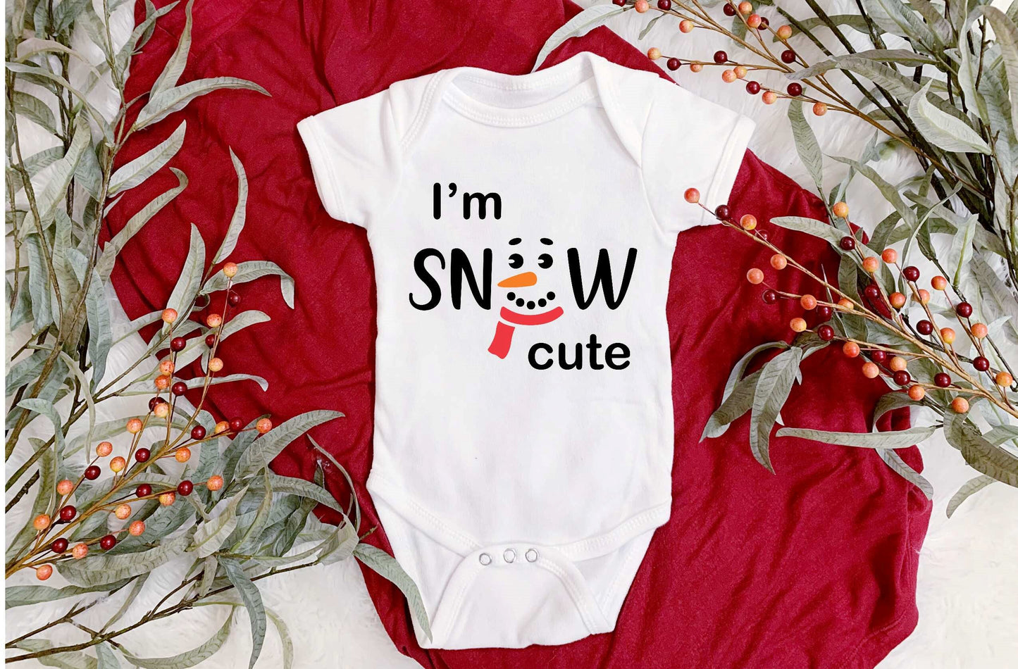 I'm Snow Cute Infant Onesie