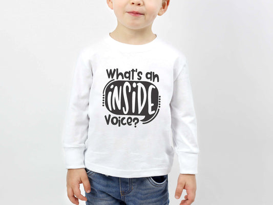 What's An Inside Voice Short Sleeve T-shirt