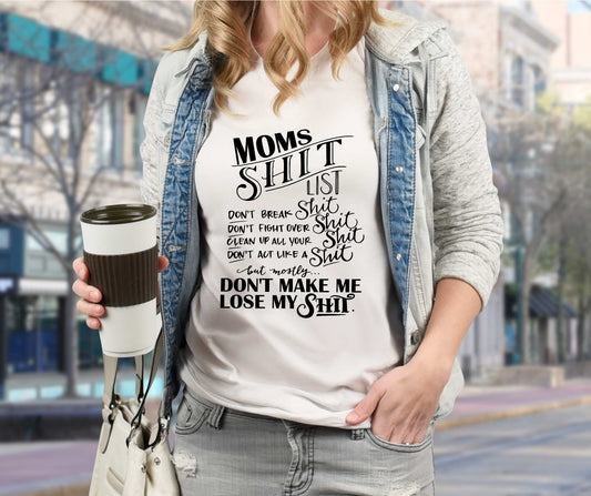 Mom S_List T-shirt