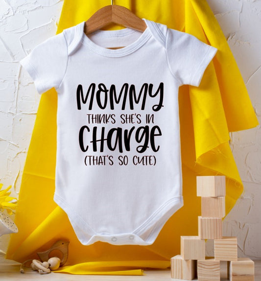 Mommy's In Charge Infant Onesie